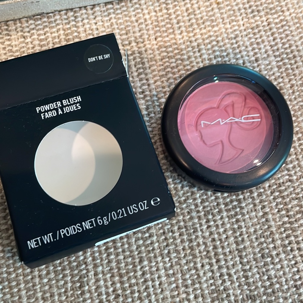 Mac Barbie limited edition powder blush pink NIB “don’t be shy “